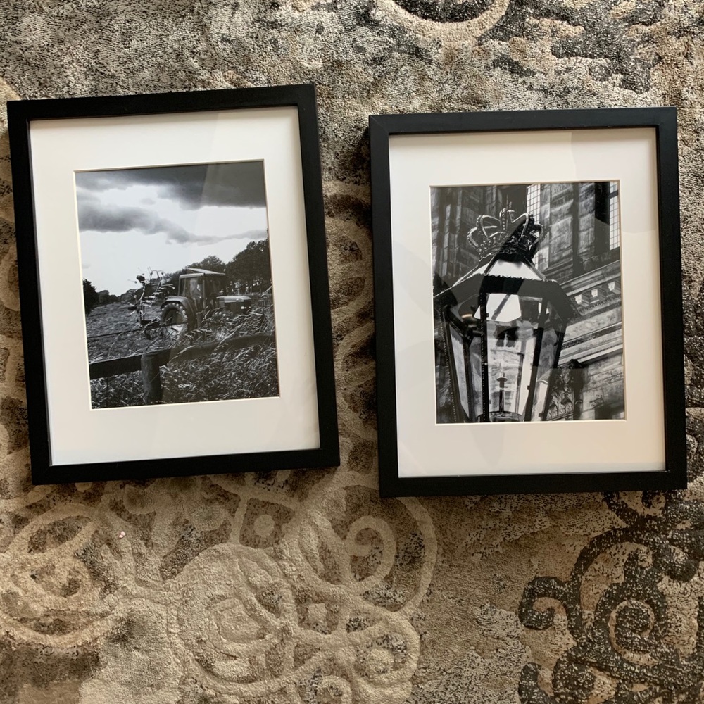 2- picture frames 8x10